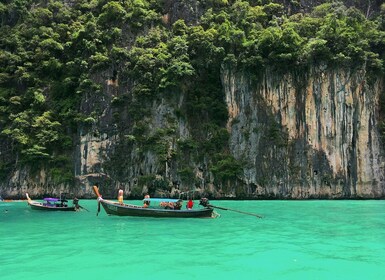 From Phi Phi: Full Day Snorkelling Trip by Longtail Boat