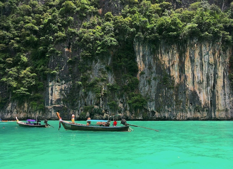 From Phi Phi: Full Day Snorkeling Trip by Longtail Boat