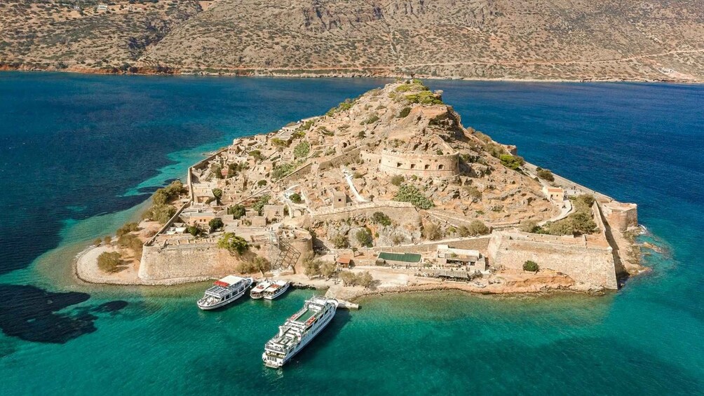 Heraklion: Spinalonga, Agios Nikolaos, and Elounda Boat Tour