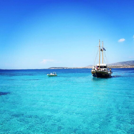 Picture 8 for Activity Naxos: Koufonissia and Rina Cave Boat Trip with BBQ