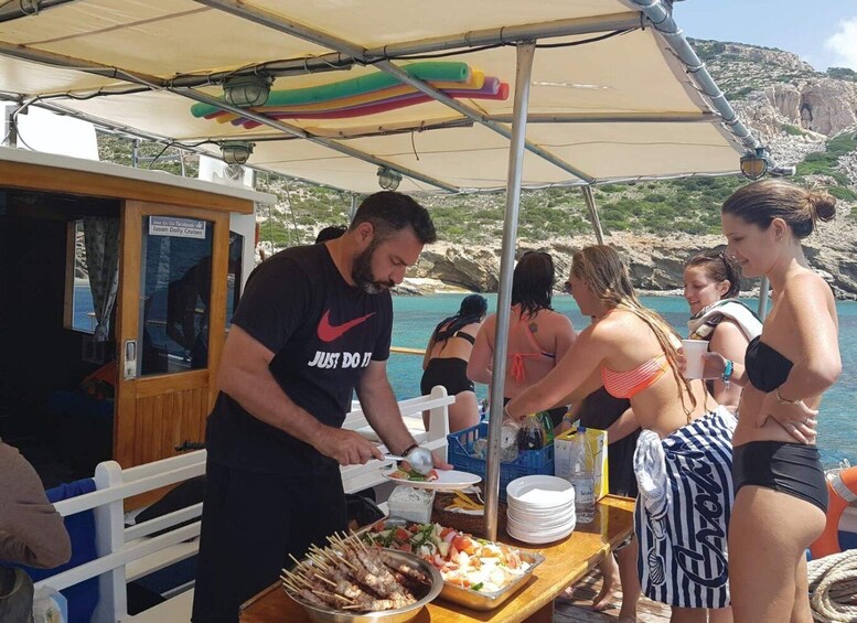 Picture 7 for Activity Agia Anna: Naxos, Koufonissia & Rina Cave Boat Trip with BBQ