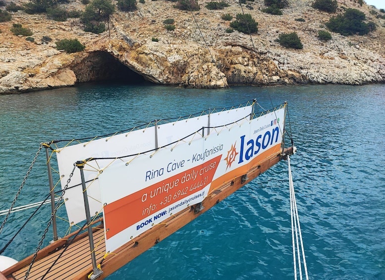 Picture 2 for Activity Naxos: Koufonissia and Rina Cave Boat Trip with BBQ