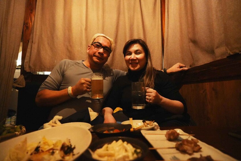 Picture 3 for Activity Tokyo Shinjuku: Izakaya(bar) tour (3drinks, 1meal)+3 free 📸