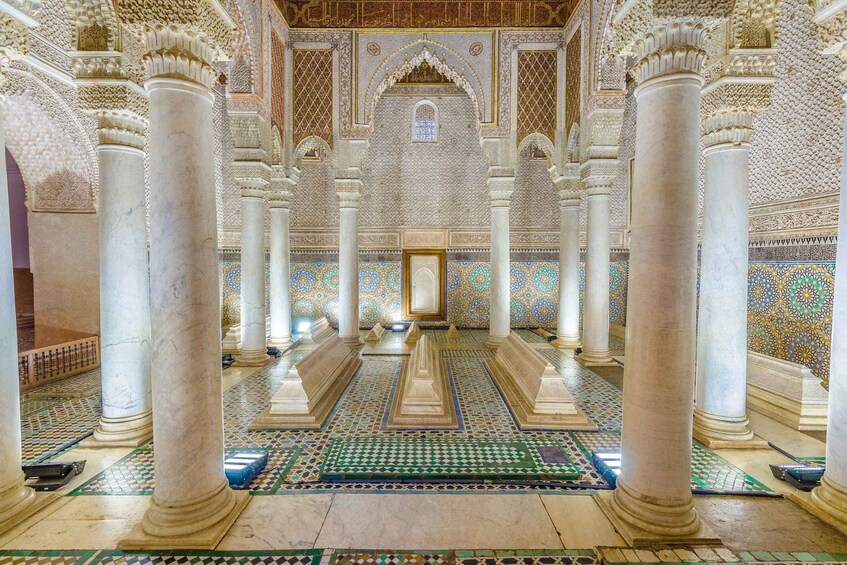 Picture 1 for Activity Marrakech: Bahia Palace, Saadian Tombs, and Medina Tour