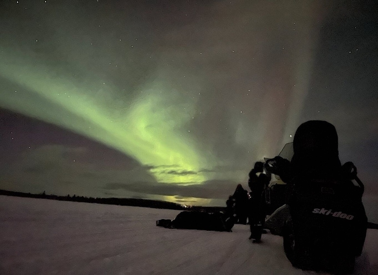 Picture 36 for Activity Kiruna: Guided Snowmobile Tour and Northern Lights Hunt