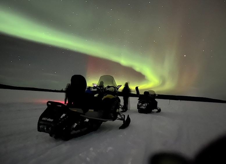 Picture 14 for Activity Kiruna: Guided Snowmobile Tour and Northern Lights Hunt