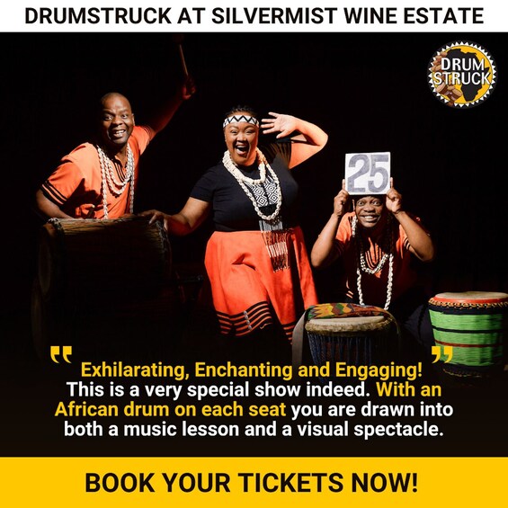 Picture 10 for Activity Cape Town: African drum show & wine tasting at Silvermist