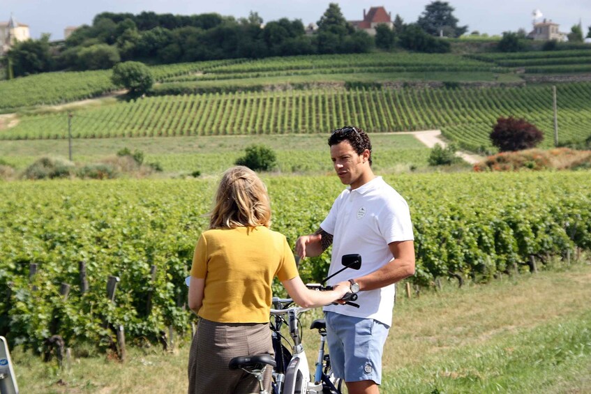 Picture 1 for Activity Saint-Emilion E-Bike Wine Tour - 2 wineries & Picnic Lunch