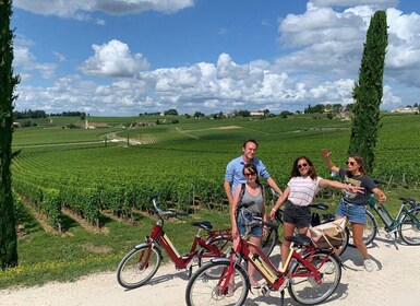 Tour vinícola en bicicleta eléctrica por Saint-Emilion: 2 bodegas y almuerz...