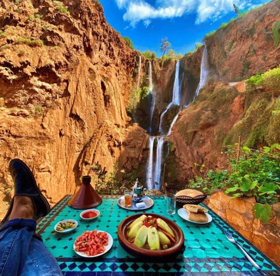 Picture 2 for Activity From Marrakech: Ouzoud Waterfalls Guided Trip with Boat Ride