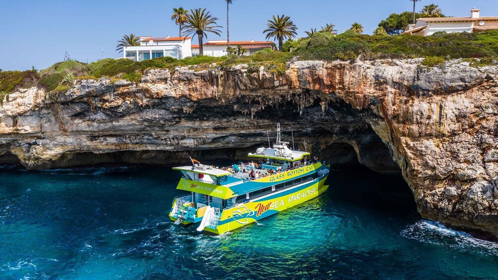 Picture 2 for Activity From Calas de Mallorca: Scenic Glass Bottom Boat Tour