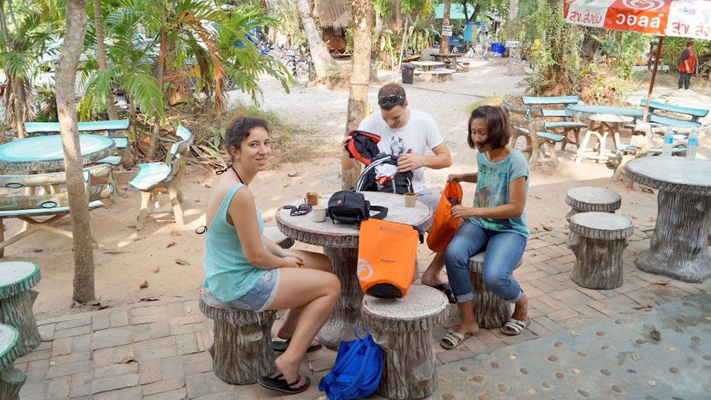 Tour group in Krabi, Thailand