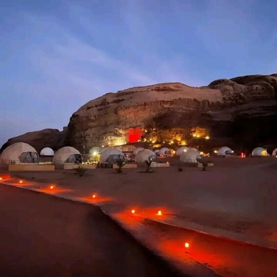 Picture 1 for Activity Amman Private Tour Petra Wadi Rum And Dead Sea 2day Bubble