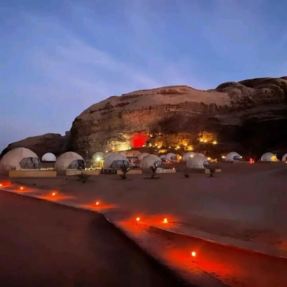 Picture 1 for Activity Amman Private Tour Petra Wadi Rum And Dead Sea 2day Bubble