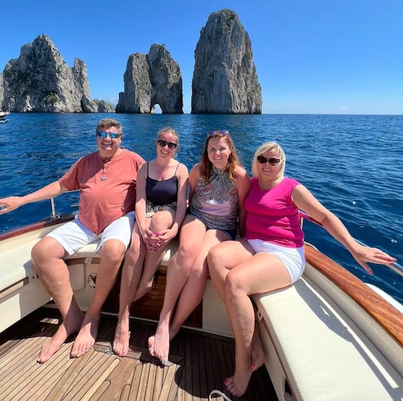 Picture 1 for Activity Capri: Small Group Boat Tour with Limoncello and Snacks