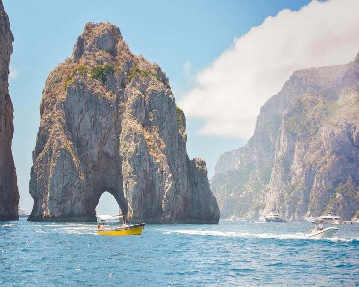 Picture 3 for Activity Capri: Small Group Boat Tour with Limoncello and Snacks