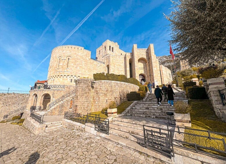 Escape from Tirana, Kruja Castle-Shkopeti Lake, Boat Trip