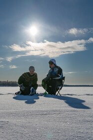 Ii: Easy family-friendly ice fishing trip to the sea