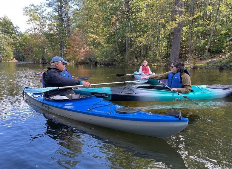 Picture 3 for Activity Guided Covered Bridge Kayak Tour, Southern Maine