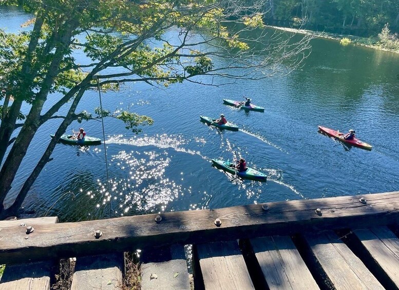 Picture 2 for Activity Guided Covered Bridge Kayak Tour, Southern Maine