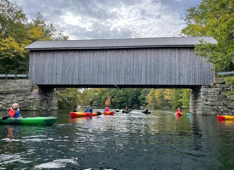 Picture 8 for Activity Guided Covered Bridge Kayak Tour, Southern Maine