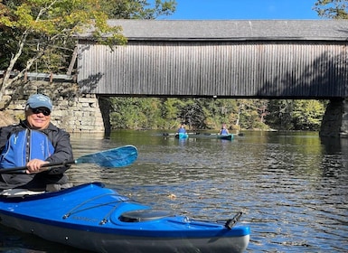 Guided Covered Bridge Kayak Tour, Southern Maine
