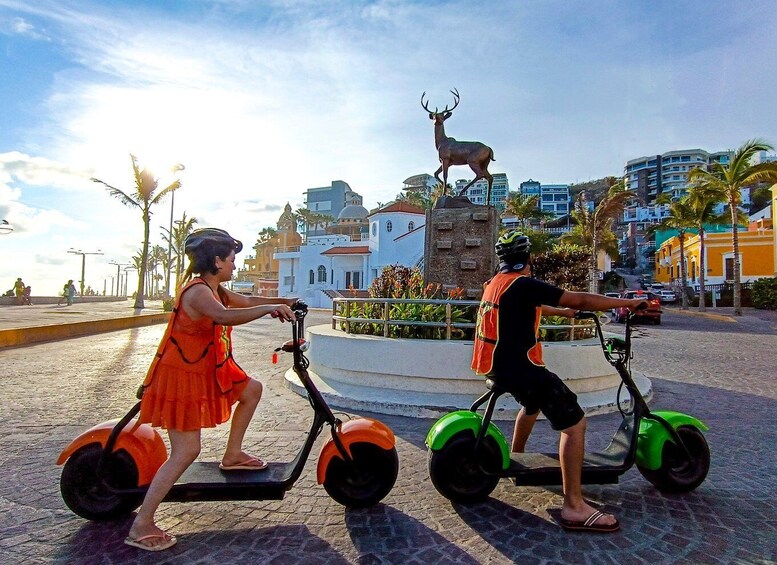 Mazatlán: Historic District by Electric Shopper Scooter