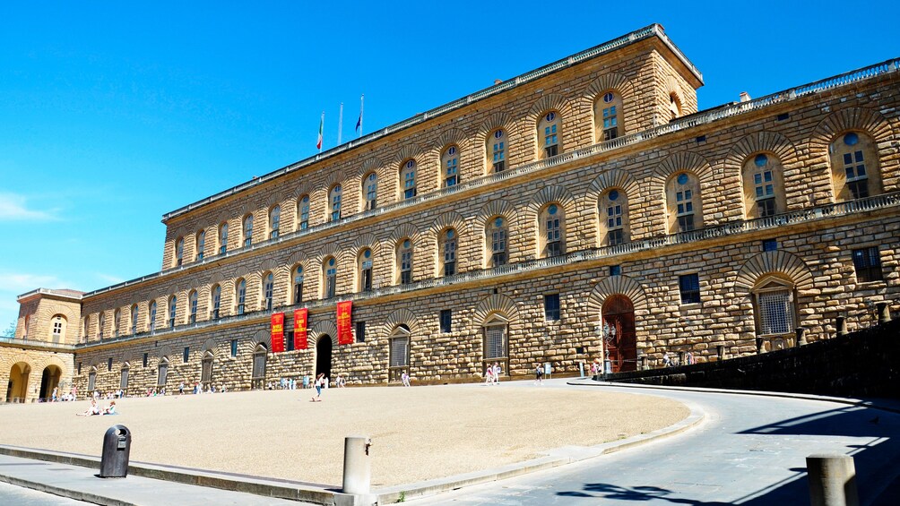 Exterior of Palazzo Pitti in Florence