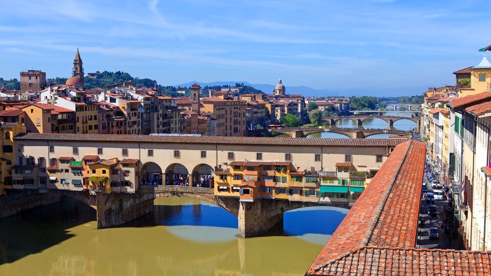 View of Florence from rooftop 