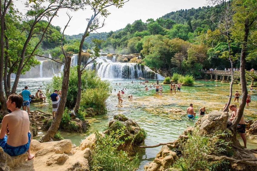 Picture 3 for Activity Split/Trogir: Krka National Park Day Trip & Boat to Skradin