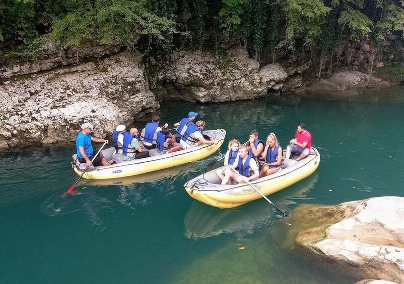 Picture 1 for Activity Kutaisi: Prometheus Cave & Martvili Canyon Guided Tours