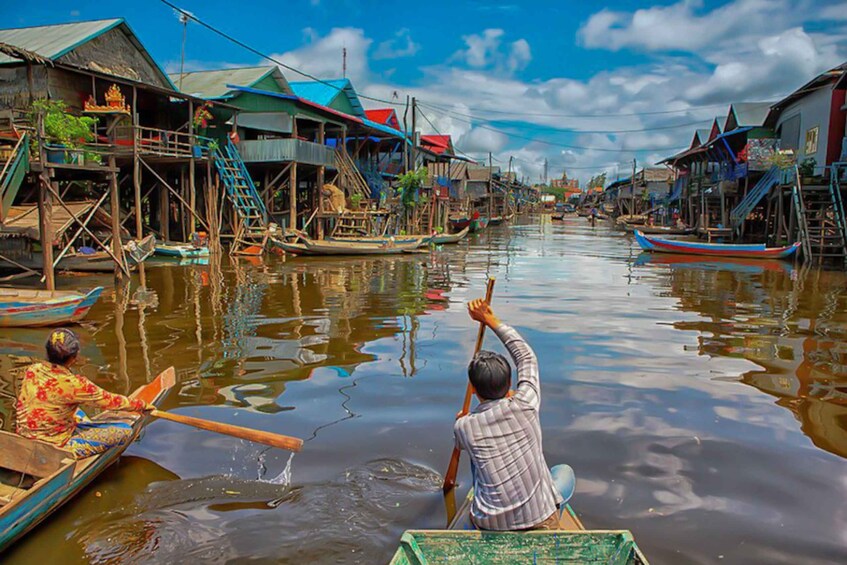 Siem Reap: Kampong Phluk Floating Village Tour with Boat