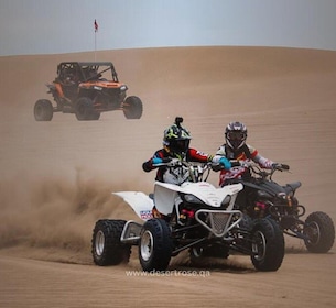 Doha : Desert Safari, Quad Bike, Camel Ride & Sandboarding