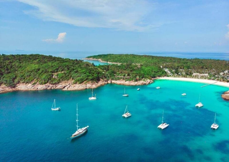 Picture 2 for Activity Phuket: Coral Island Catamaran Cruise with Sunset Dinner