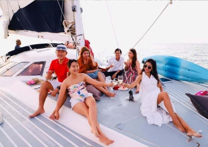 Picture 5 for Activity Phuket: Coral Island Catamaran Cruise with Sunset Dinner