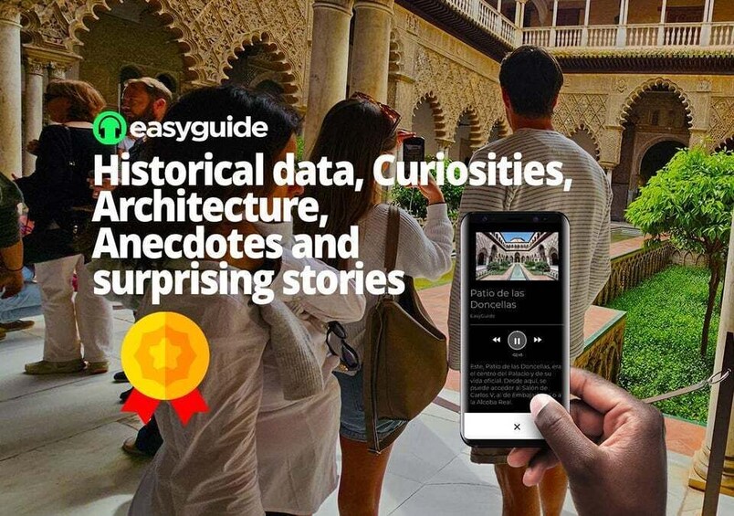 Picture 2 for Activity Seville: Real Alcázar in 9 languages Audioguide