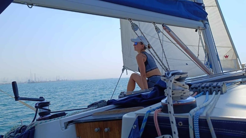 Picture 1 for Activity Dubai: Sailing Yacht tour with skyline & Burj Khalifa views