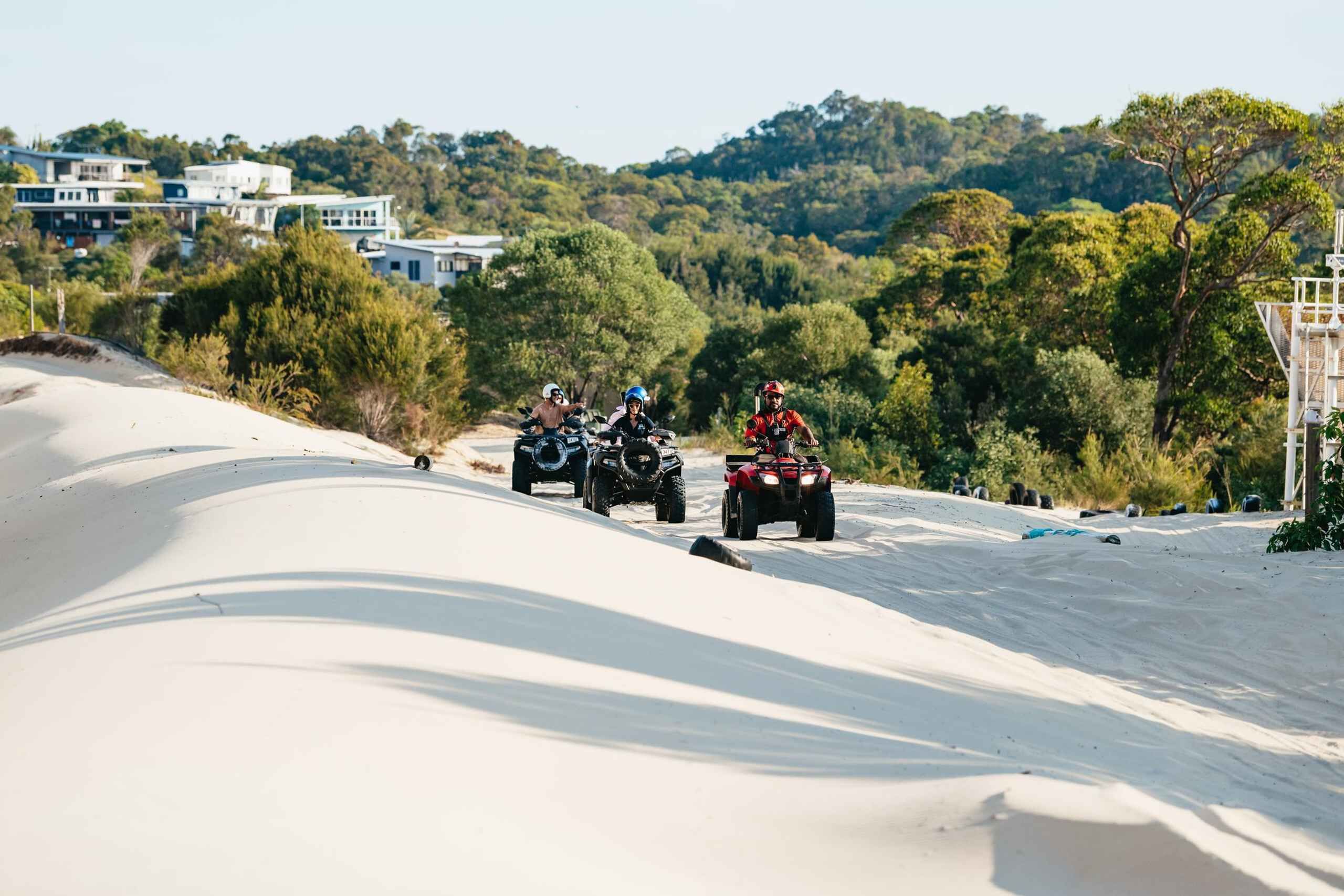 Picture 1 for Activity Moreton Island: Tangalooma Day Trip with ATV Quad Bike Tour