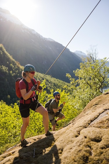 Picture 2 for Activity Geiranger: Rappelling tour with epic view