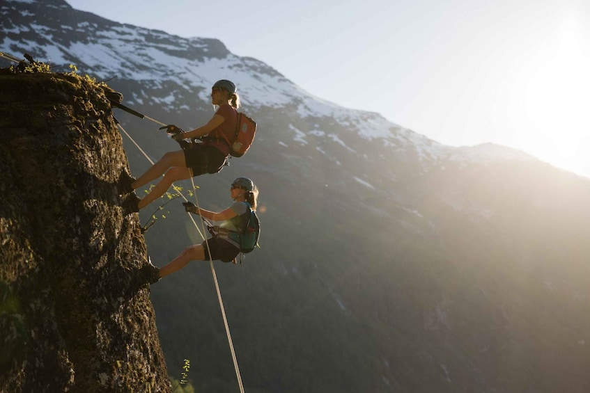 Picture 8 for Activity Geiranger: Rappelling tour with epic view