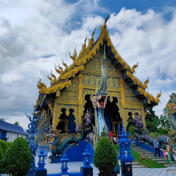 Picture 1 for Activity From Chiang Mai: Chiang Rai White & Blue temple, Black House