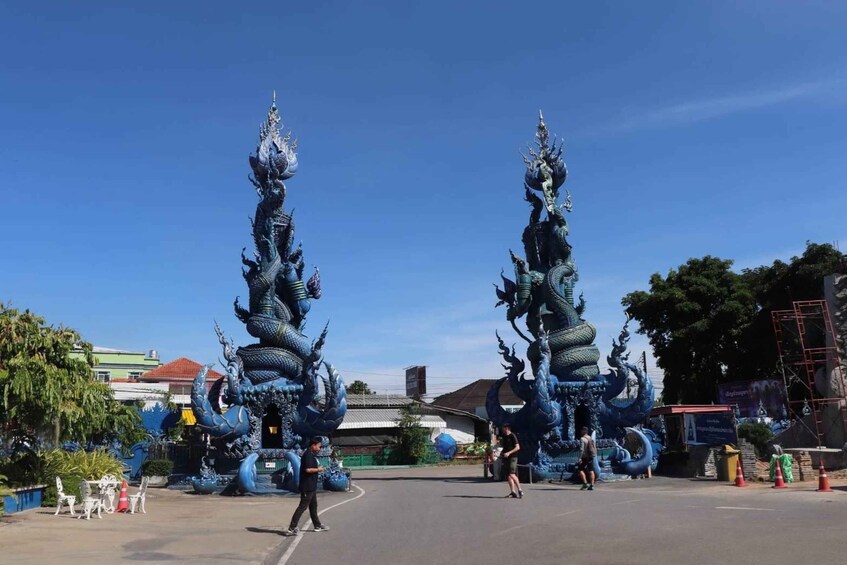 Picture 5 for Activity From Chiang Mai: Chiang Rai White & Blue temple, Black House