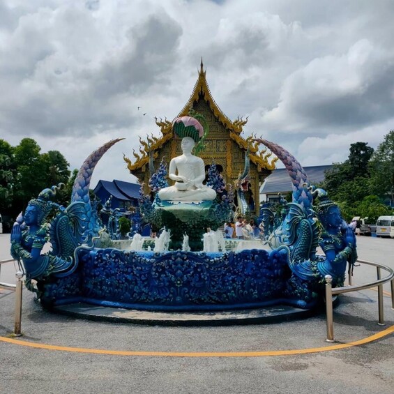 Picture 4 for Activity From Chiang Mai: Chiang Rai White & Blue temple, Black House