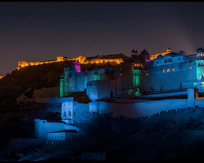 Picture 3 for Activity Jaipur: Light & Sound Show with Dinner at Amber Fort