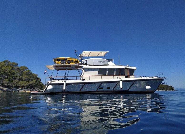 From Korcula island: Mljet Island Yacht Day Trip with Lunch