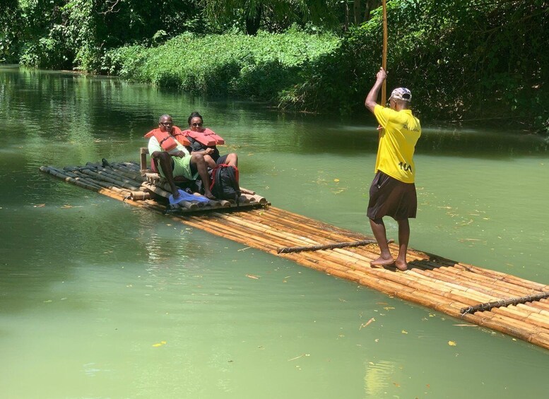 Picture 3 for Activity Bamboo rafting with limestone massage and shopping