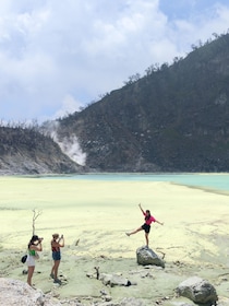 The White Crater, Lake, Suspension Bridge, & Hotspring Tour