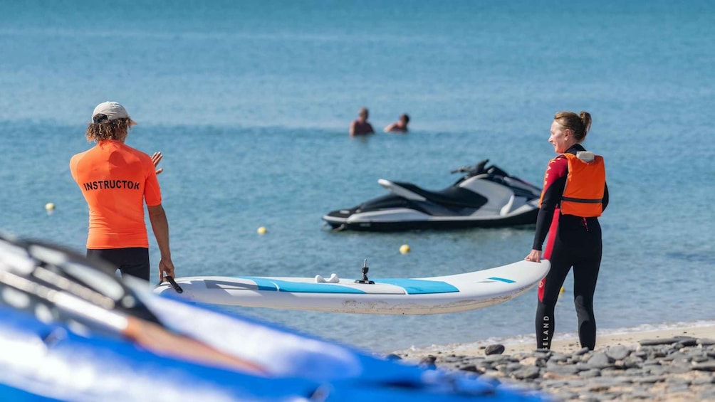 Picture 3 for Activity Fuerteventura: Windsurfing Taster in Costa Calma Bay!