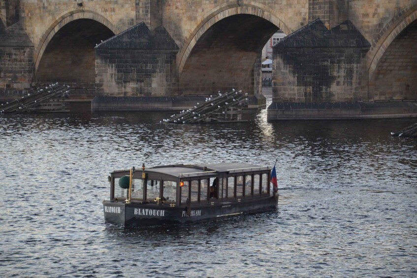 Picture 1 for Activity Prague: Old Town Guided Walking Tour and City Boat Ride