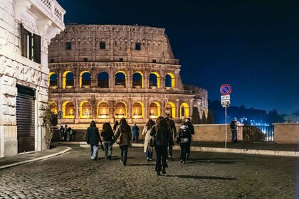 Roma: Byens høydepunkter Moonlight Walking Tour